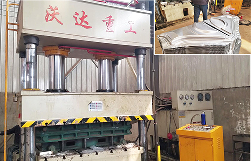 500噸電動(dòng)三輪車擋風(feng)闆沖壓成型(xing)液壓機視頻(pín)