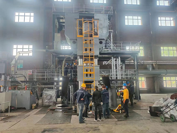 雙工位2000噸石墨坩埚液壓機