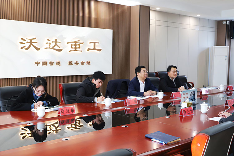 徐州市委常委、經開區黨工委書記張克一行莅臨山東长春昌兴传感器制造有限责任公司調研考察